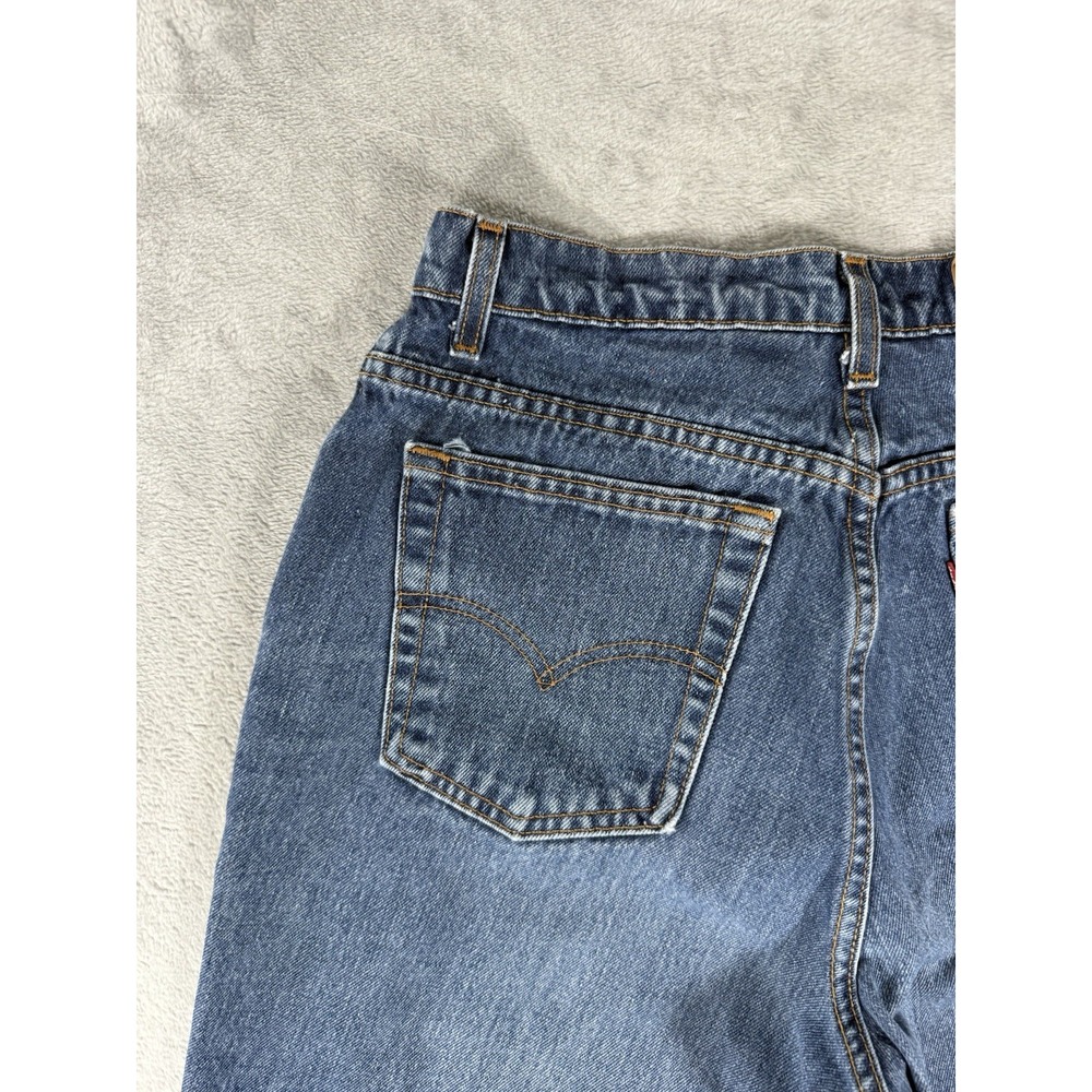Levis 550 Jeans Women's 14 Reg Relaxed Fit Tapered Leg Vintage 90's Made In USA - Picture 12 of 14